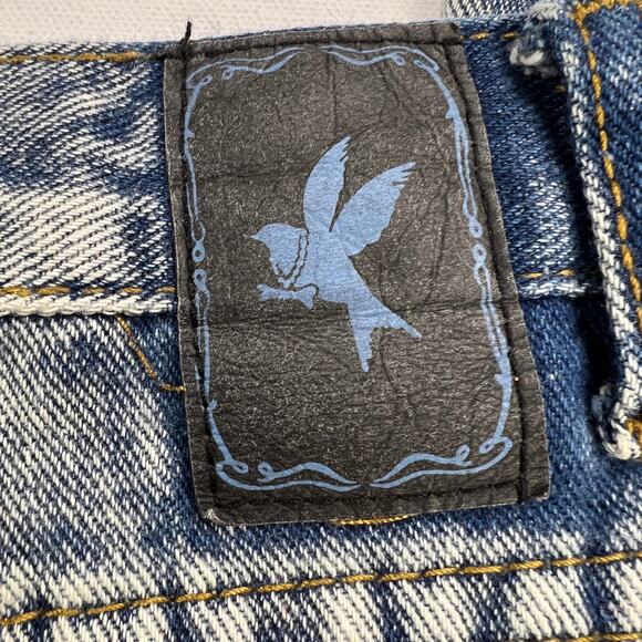 One by One Teaspoon Awesome Baggies Cobain Destroyed Boyfriend Jeans Size 28 - Picture 14 of 16